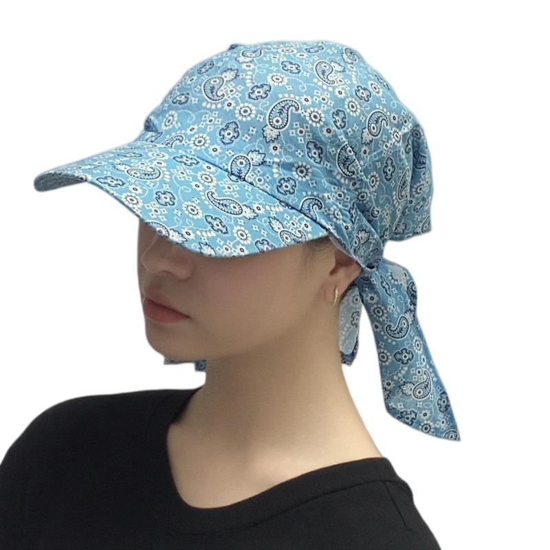 Niche Design Fashionable Sunshade Headscarf Hat Men's and Women's Caps Spring and Summer Shopping Camping Anti-sun Hat