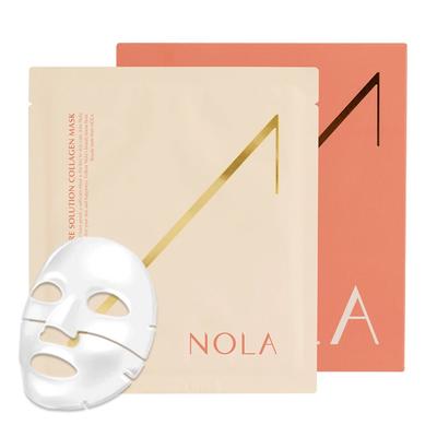Nora Pore Solution Collagen Mask Pack, 4 Sheets, 1 Pack