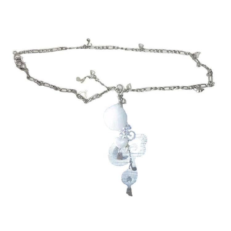 Stylish Handmade Necklace Statement Necklace Alloy Texture Suitable for Youthful Women Seeking Unique Jewelry Pieces