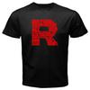 Team Rocket Inspiriertes Fitness Training Klassisches T-Shirt 100% Baumwolle Rundhals Sommer Kurzarm Freizeit Herren T-Shirt Größe S3XL