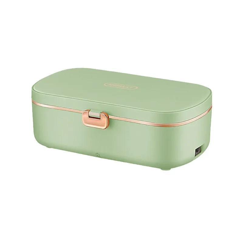 Electric Lunch Box Portable Food Warmer Water Free Bento Box Stainless Steel Food Warmer Office Food Lunch Box Electric Heater