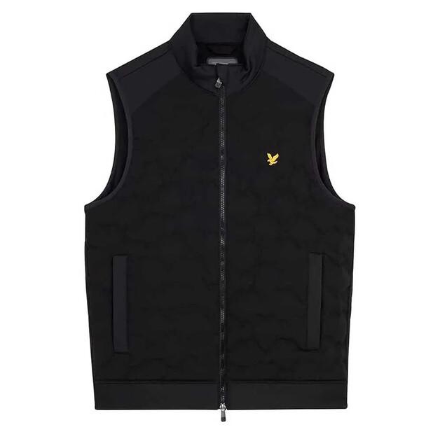 Lyle & Scott Check Quilt Back Fleece жилет
