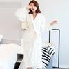 Women's Thickened Flannel Bathrobe - Light Luxury Autumn/Winter Pajamas
