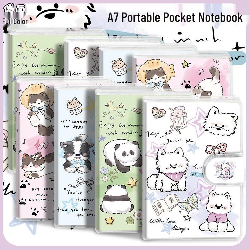 A7 Mini Niedliches Hochwertiges Schülerheft – Tragbares Taschenformat Handgepäck-Notizbuch