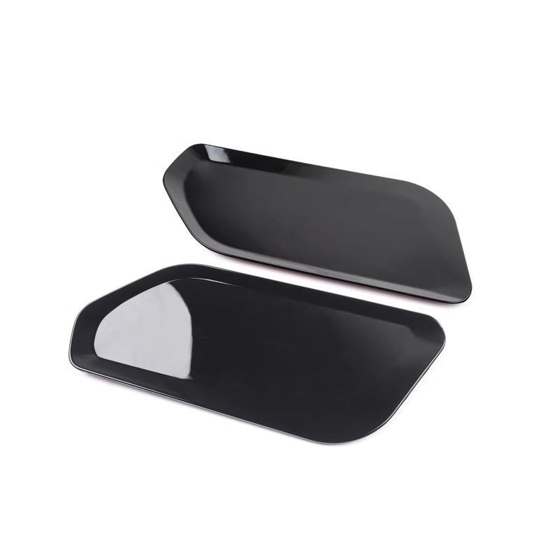 

For Land Rover Defender 90 110 130 2020-24 ABS Carbon Fiber Car Central Control Storage Box Partition Cover Trim Car Accessories