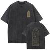 Washed Vintage Rock Band Bad Omens Graphic Tshirt Men Women Casual Cotton Oversized T Shirts Mens Retro Gothic Punk Tshirts