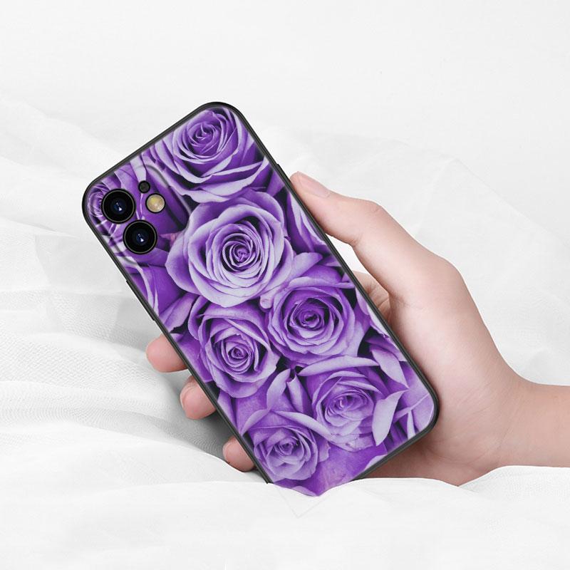 Lavender Purple Flower Phone Case For iPhone Samsung Galaxy Redmi Xiaomi Oppo OnePlus Note S A 7 8 9 10 11 12 13 14 20 21 22 23 53 54 Pro Max Ultra