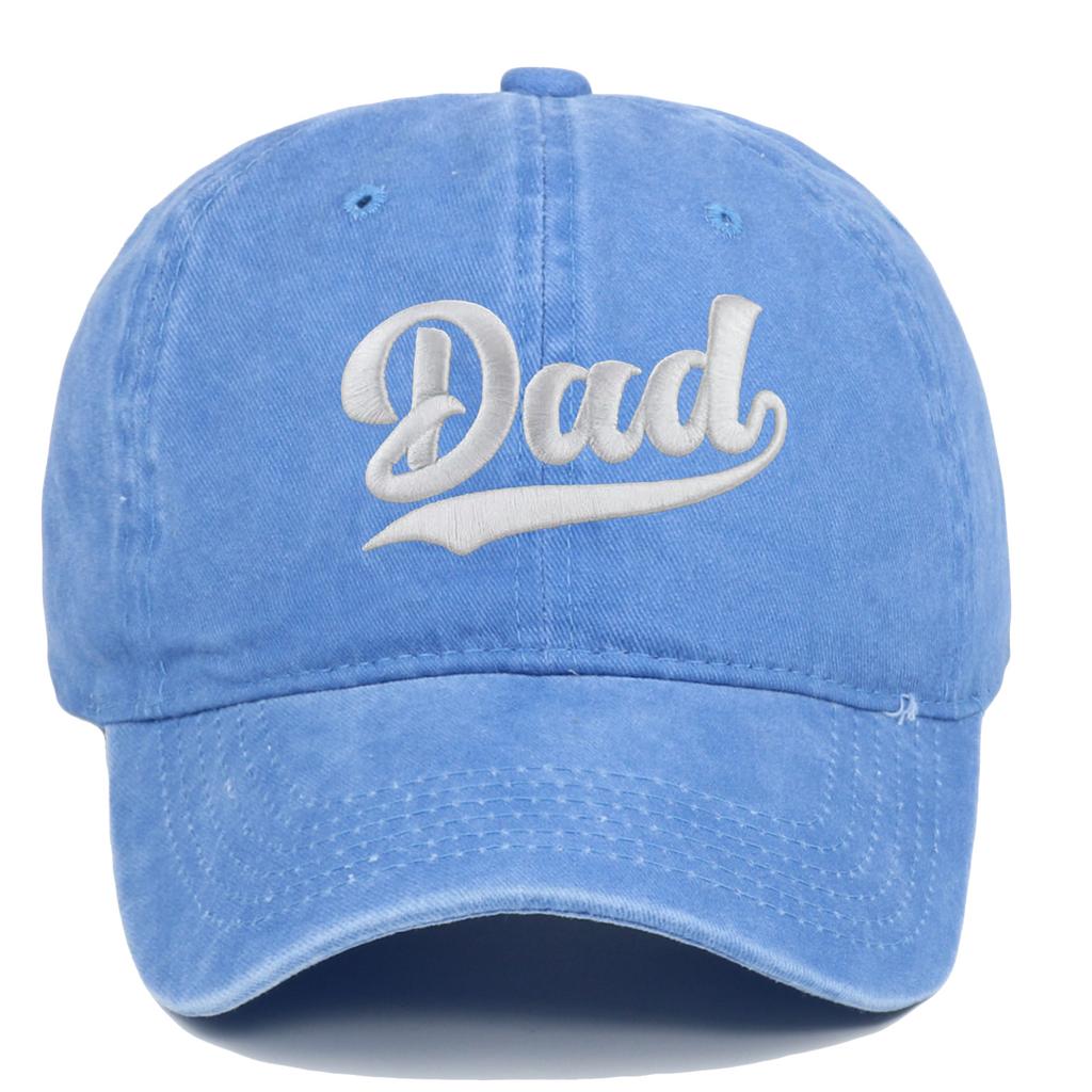 1pc Fashion DAD MOM Embroidery Baseball Caps Adjustable Couple Hiphop Baseball Hats Distressed Faded Cap Vintage Sunscreen Hats