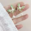 Kamelie Mückenspirale Halter Perlenblume Retro Ohrclips Ohrringe - Kein Piercing erforderlich
