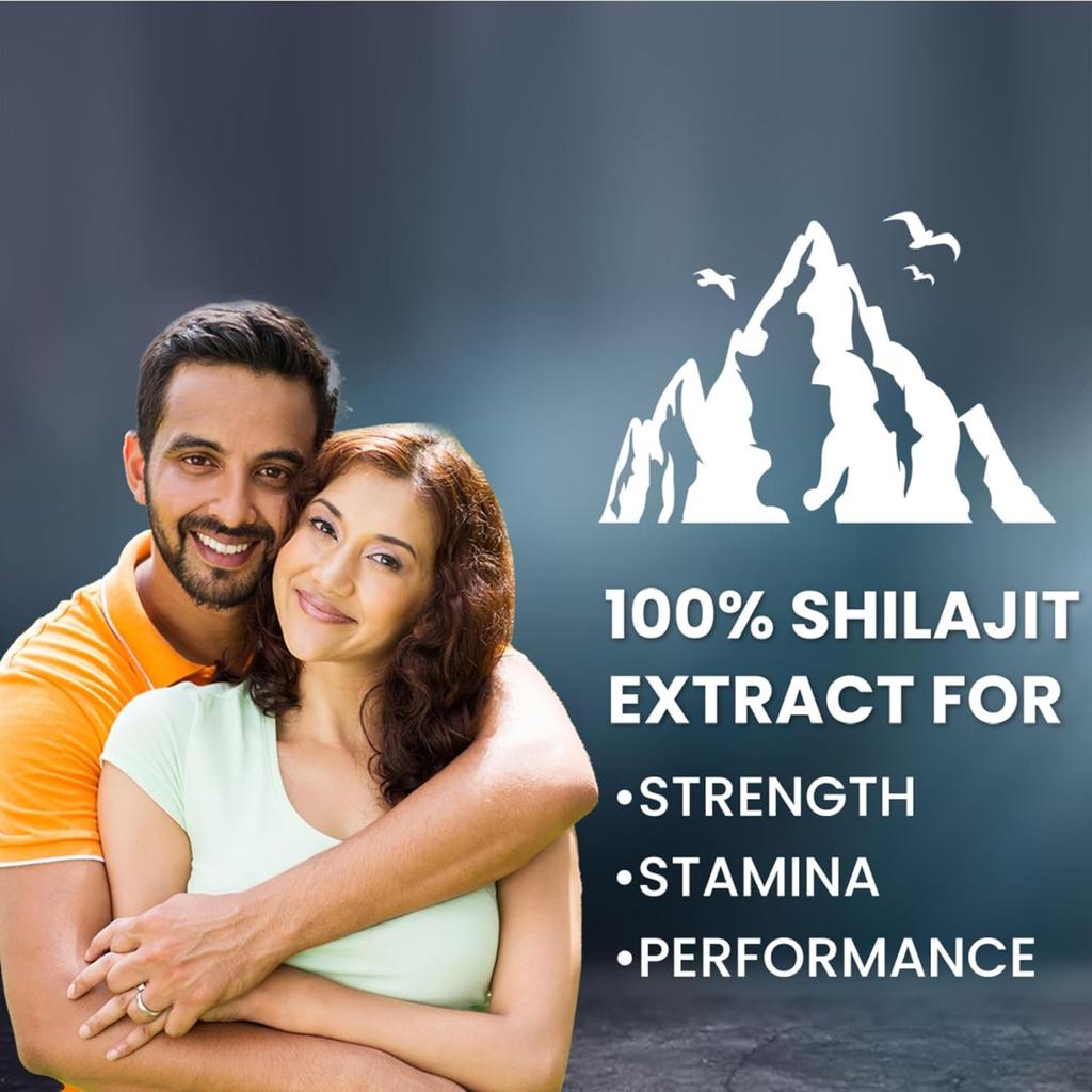 DR. MOREPEN Shilajit Capsules 60 Count Pack of 1 Vegan Himalayan Extract for Energy Stamina Performance