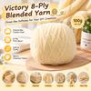 Victory 8-Ply Blended Yarn 100g Ball for DIY Knitting