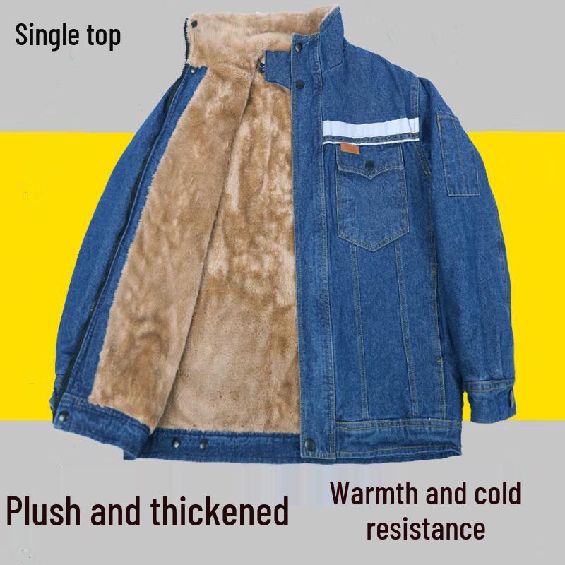 Men's Winter Lined Denim Workwear Set