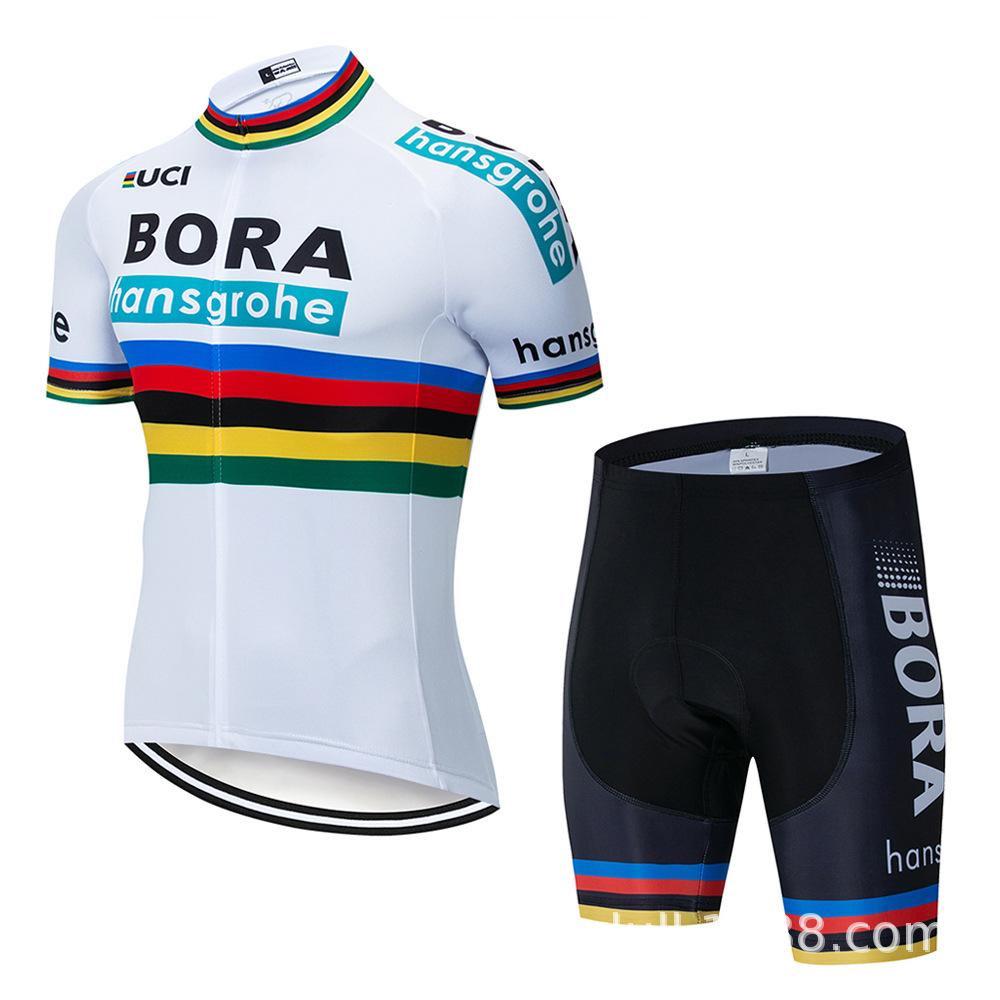 Neuer BORA Kurzarm-Radanzug Sommer Rennrad Oberteil Herren Overalls