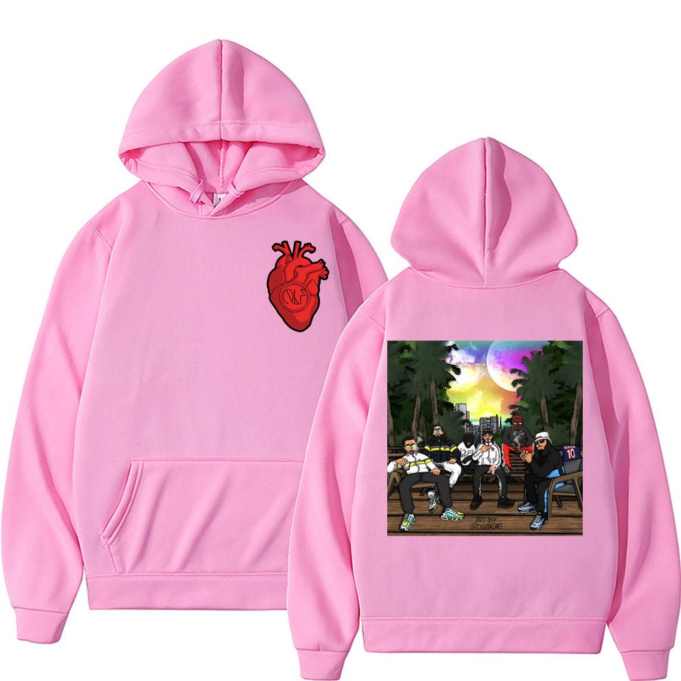 France Rapper Le Monde Chico Album PNL Print Hoodie Unisex Hip Hop Qlf Sweatshirt Unisex Women Vintage Hoodies Brand Unisex's Pullover