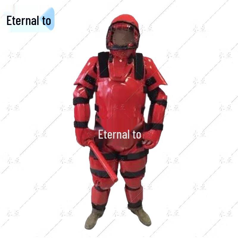Red Full-Body Instructor Training Protection Suit