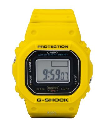 G-Shock Nano Digital Yellow Bio-Based Resin Strap Quartz DWN-5600-9 200M Unisex Watch