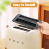 2 Pack Toaster Cover, Silicone Toaster Lid Appliances Top Cover, Universal Bread Machine Cover Kitchen Bread Maker Lid, Sandwich Machine Part