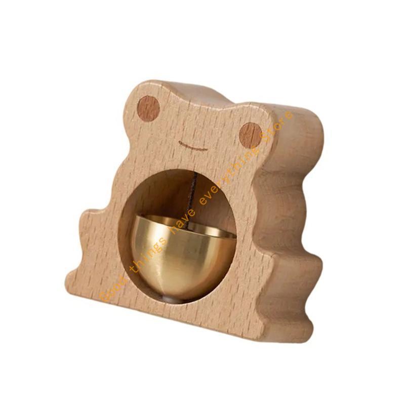 Elegant Wooden Animal Door Chimes Doorbell Knocker Home Decors 55KF