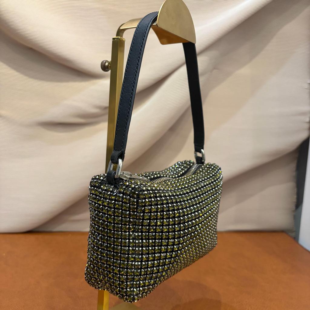 [Pre-Owned] Heiress Rhinestone Mesh Clutch Bag - Excellent #1YIOHJ8