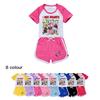5096 Kinder Mädchen Weihnachten POP Rumi Zoey Mira Print T-Shirt Shorts Sport Trainingsanzug Kleidung Set