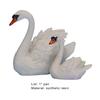 1 Par de Adorno Decorativo Innovador Amplia Aplicación Ligero Simulación Pequeño Cisne Adorno para Decoración de Coche