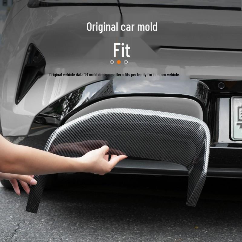 Xiaomi SU7 Front Fog Light & Bumper Decorative Carbon Fiber Frames, Fog Light Covers & Modification Accessories.