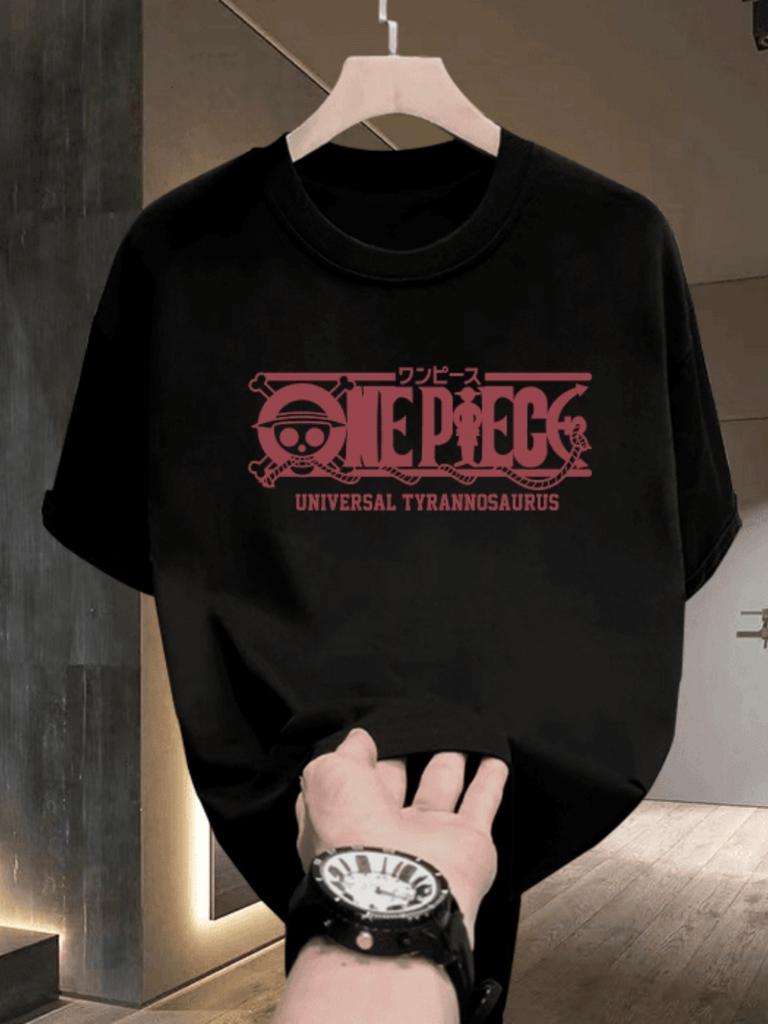 ONE PIECE Anime Nika Luffy Short Sleeve Summer Mens and Womens Same Summer Popular TShirt Nostalgic Cotton Versatile TShirt