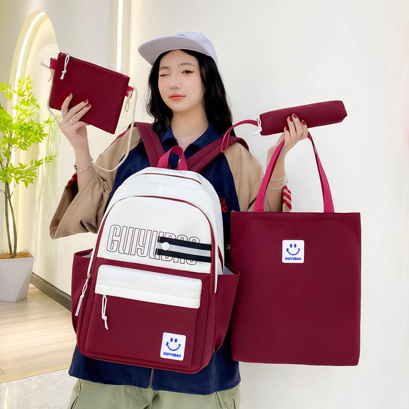 

New School Bags for Junior and Senior High School Students To Reduce Burdens and Reduce Backpacks with Large Capacity