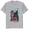 Cotton Tshirt Hunters Wolf Owl House Oversized T-shirt American Fantasy TV Animation Series Unisex Tops Tees Men's Clothing