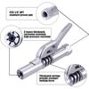 1x Kupplung für langlebige Fettpresse, Mundstückkupplung, Schnellverschluss-Armaturen, kompatibel mit Fettpresse, 1/8 Zoll NPT-Armaturen, Upgrade auf 12000 PSI