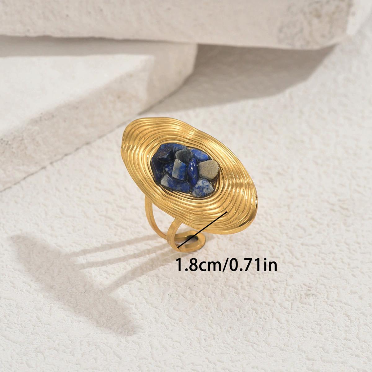 

Vintage Crystal Wide Cuff Finger Rings For Women Punk Hip Hop Fashion New Jewelry Accessories Gift Party Music Festival resizable