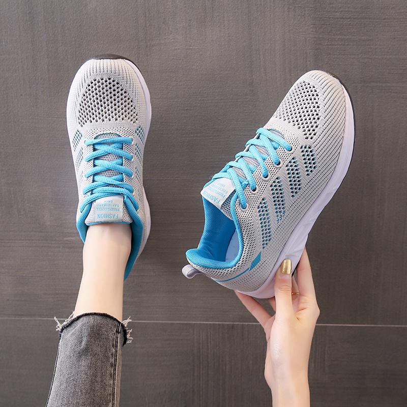 

Large size one sports shoes autumn soft-soled shock-absorbing running shoes fly-woven breathable casual shoes 45