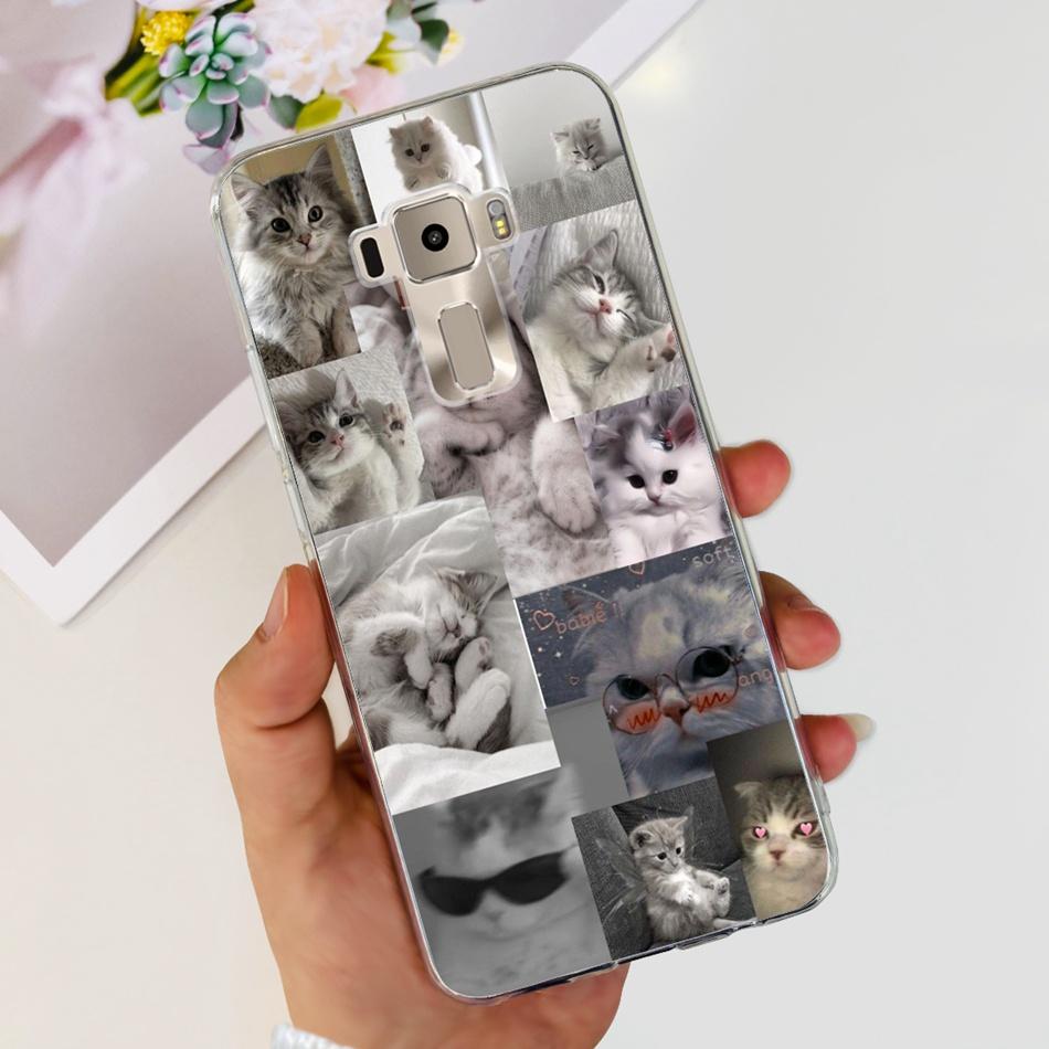 For Asus Zenfone 3 ZE520KL ZA520KL Cute Panda Cartoon Phone Case For Asus Z017D Z017DA Z017DB Z017DC 5.2" Soft Silicone TPU Case