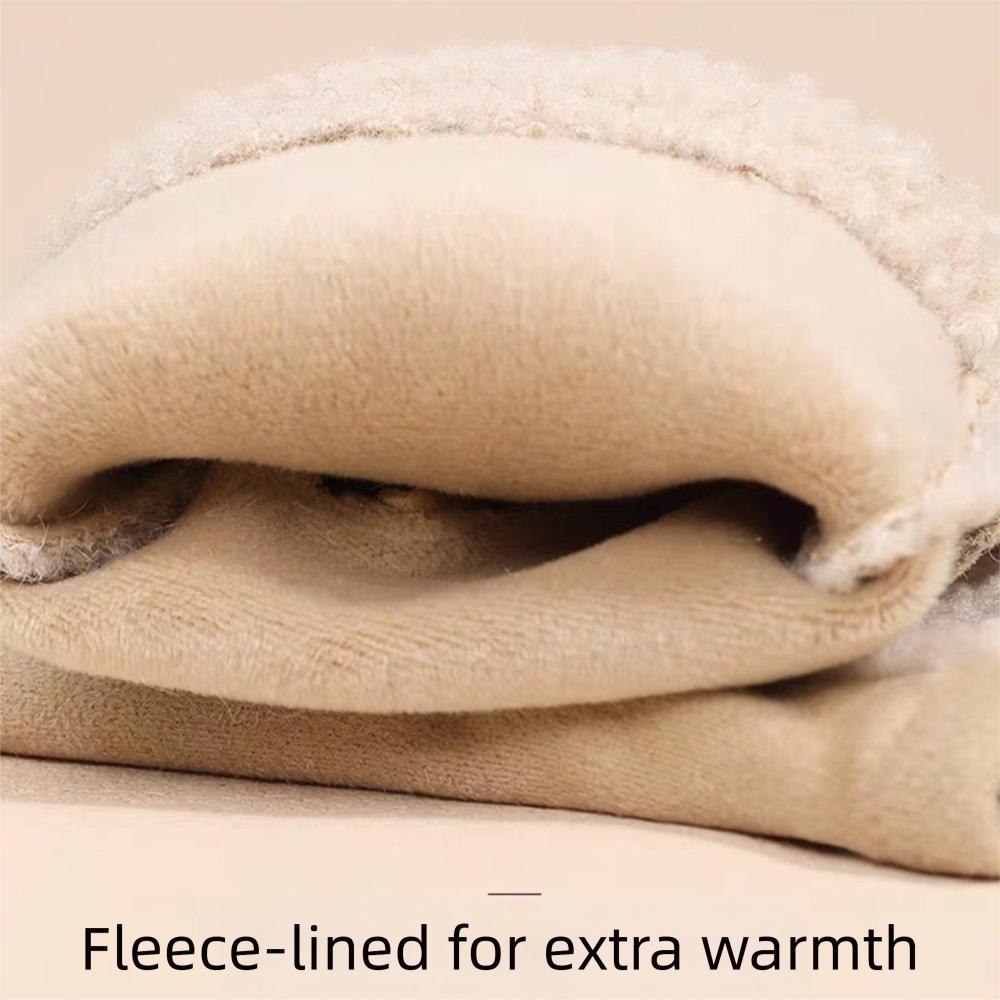 Windproof Keep Warm Gloves Imitation Fleece Mittens New Full Finger Gloves Outdoor