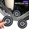 1/2pc New Car Cup Holder Anti-Slip Silicone Insert Coaster Mat For Nissan Qashqai X J10 J11 Trail Tiida Juke Teana Pulsar Altima