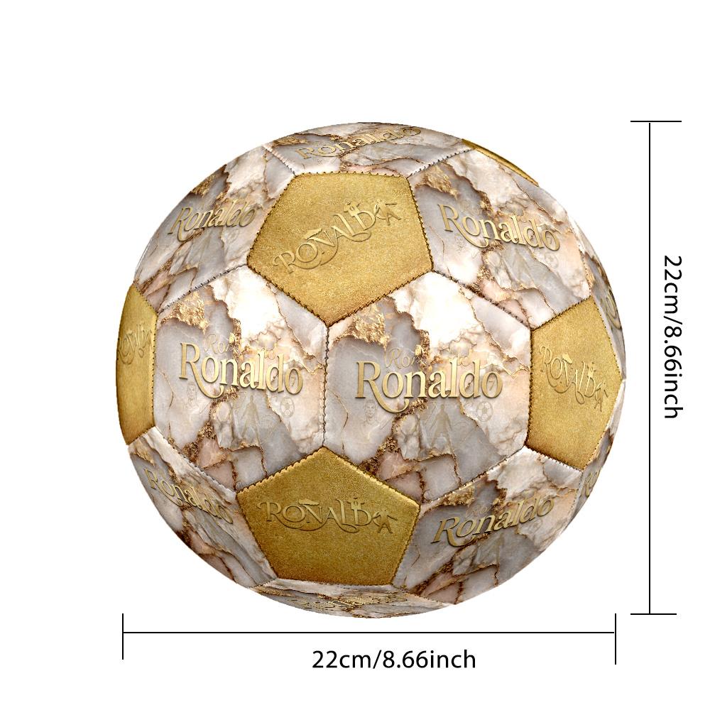 Eredità Calcistica di Ronaldo Pallone da Calcio Taglia 5 Cucito a Macchina Universale per Interni/Esterni Accessorio Calcio