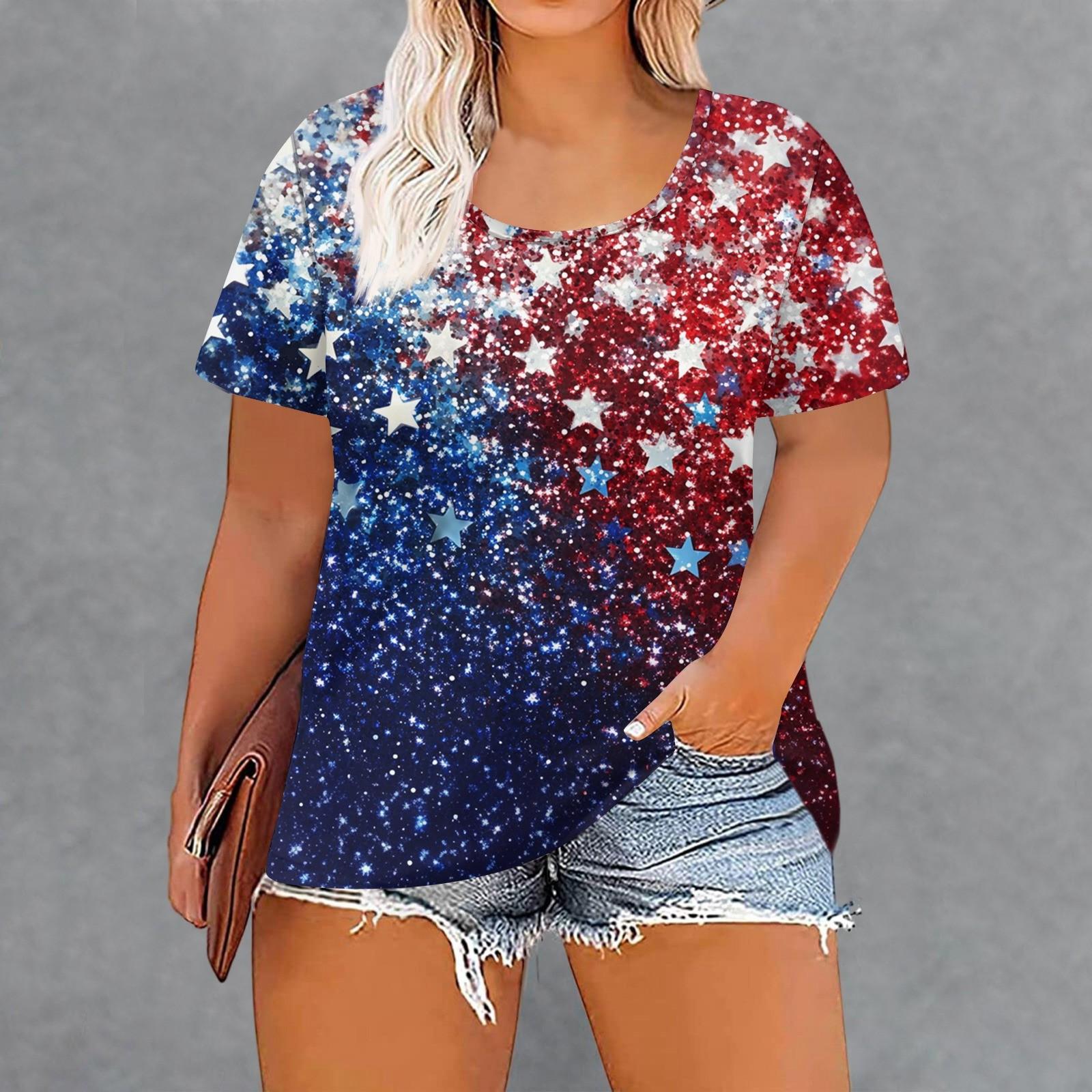 

Женская мода повседневные летние топы больших размеров с принтом XL