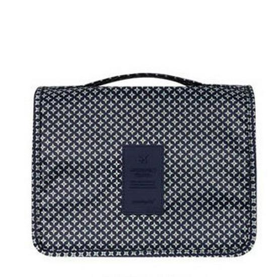 Foldable Women's Travel Wash Bag with Hanging Hook