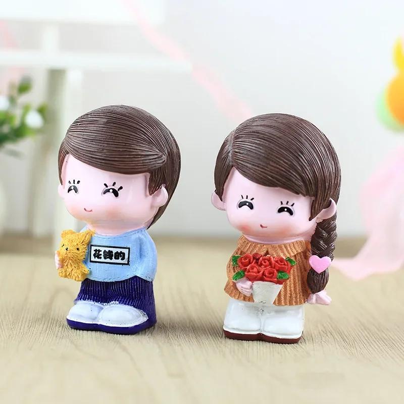 Creative and Fresh Home Playful and Cute Elf Dolls Resin Crafts Tabletop Decorations Car Decoration Accessories