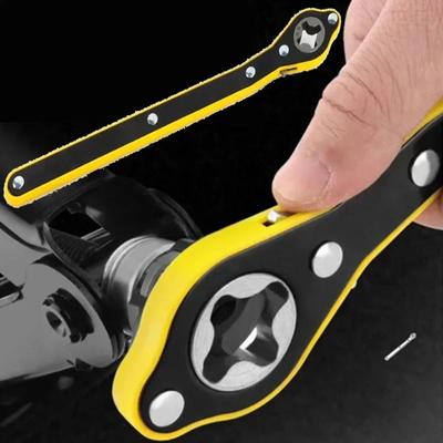 Car Labor Saving Jack Ratchet Wrench Car Tire Jack Removal Wrench Cross Labor Saving Wrench Jack Rocker Arm Auto Repair Tools
