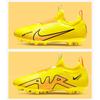 Nike Air Zoom Vapor 15 Academy HG Kids Soccer Cleats Kids Sneakers Yellow DJ5618-780