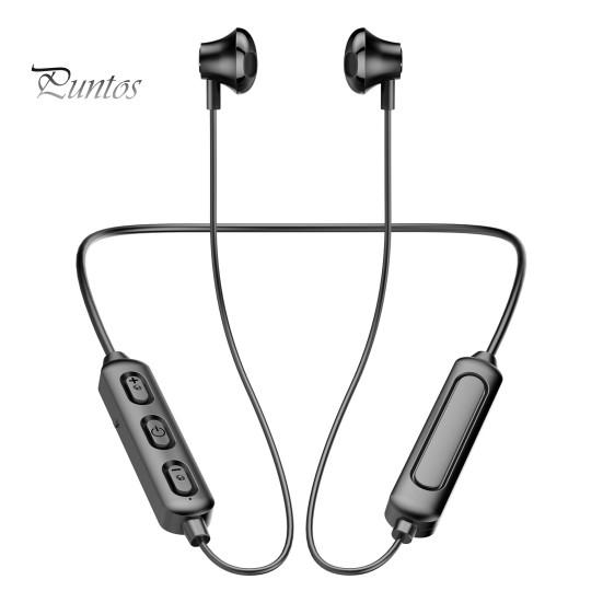 

BT-95 Магнитные Bluetooth-совместимые 5.0 висячие беспроводные наушники-вкладыши с микрофоном чёрный