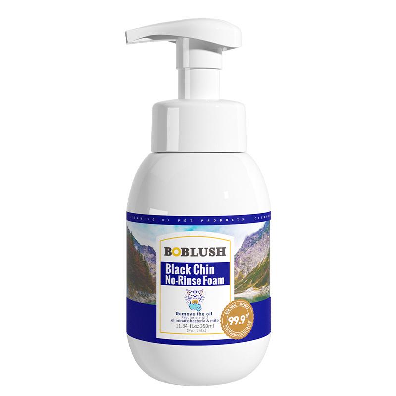 

Черный подбородок Безводная пена для сухой чистки питомцев Шампунь и гель для ванны