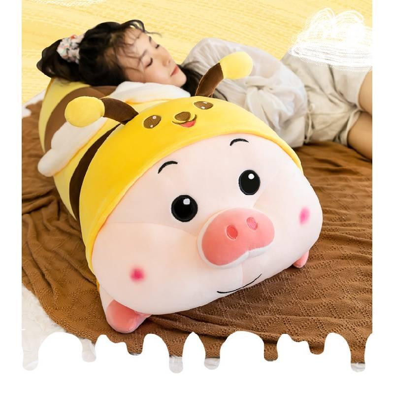Pig Bumblebee Plush Toy Long Style Stuffed Animal Doll Kids Decoration Gift