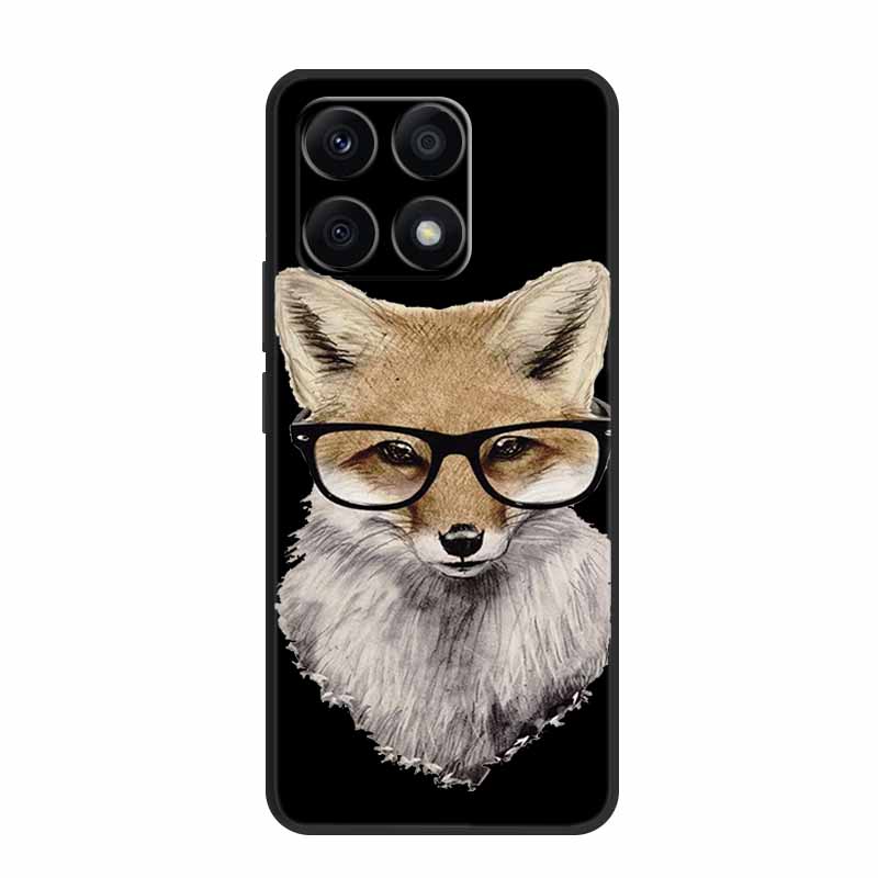 Black Silicone Case For Xiaomi 15T Pro Case Cartoon Cat Soft Back Cover For Xiaomi 15T 5G 17 14T Pro Phone Case Coque Funda Para
