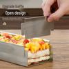 Stainless Steel Rectangular Tiramisu Cake Mold for Baking