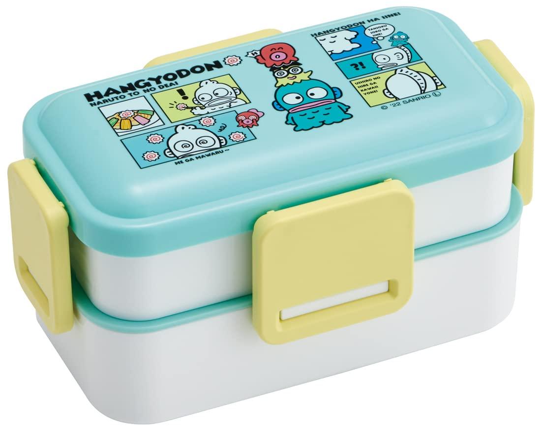 Skater Bento for Softly Made in Sanrio Hangyodon PFLW4AG Box 2-Tier 600ml Women Antibacterial Filled Dome-Shaped Lid Japan Comic 5480₽