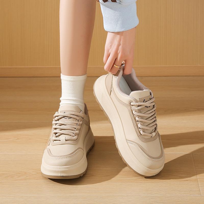 Little White Shoes Women's Spring New Female Student Leisure Sports Versatile Board Shoes