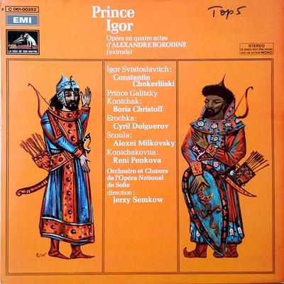 Disque Vinyle CONSTANTIN CHEKERLIISKI, BORIS CHRI - Alexandre Borodine : Prince Igor (E 2C06100352 La Voix De Son  France Classique Occasion