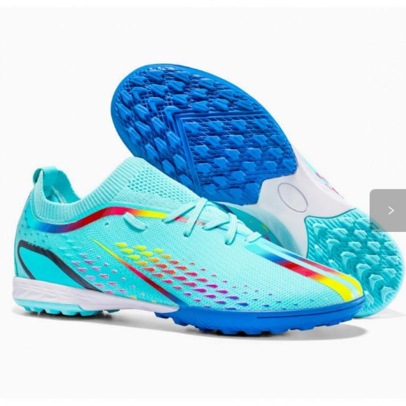 Youth Adult Soccer Cleats TF AG Studs Turf Grass Field Training Match Lightweight Low-Cut Football Shoes
